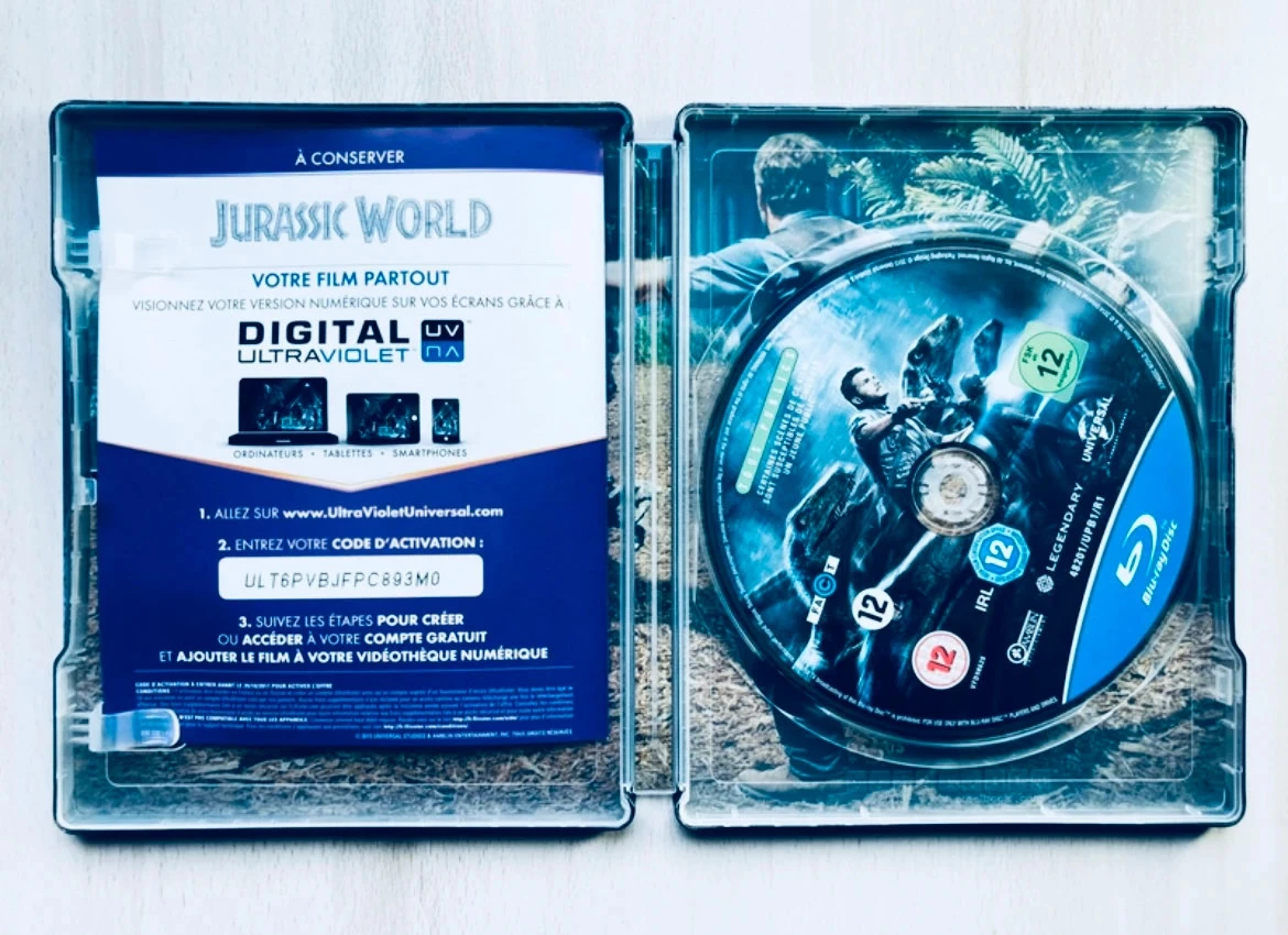 Blu-ray Steelbook Jurassic World. – photo 2